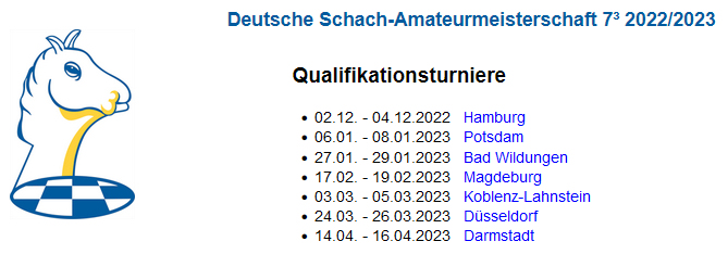 Deutsche Schach-Amateurmeisterschaft 7³ 2022/2023