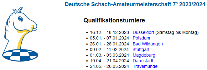 Deutsche Schach-Amateurmeisterschaft 7³ 2023/2024