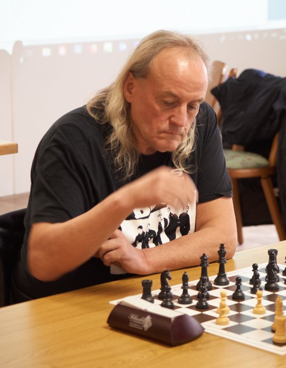 Karsten Schulz bei der 41. Norddeutschen Blitz-Einzelmeisterschaft 2019; Foto: Veranstalter