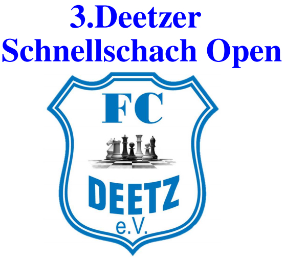 3. Deetzer Schnellschach Open; Grafik: Verein