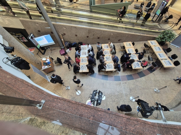 Schnellschach im Schlosspark-Center Schwerin; Foto: Sven Helms