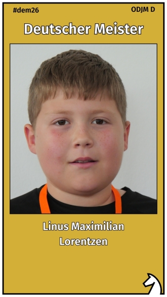 Linus Maximilian Lorentzen (SF Schwerin); Foto: DSJ