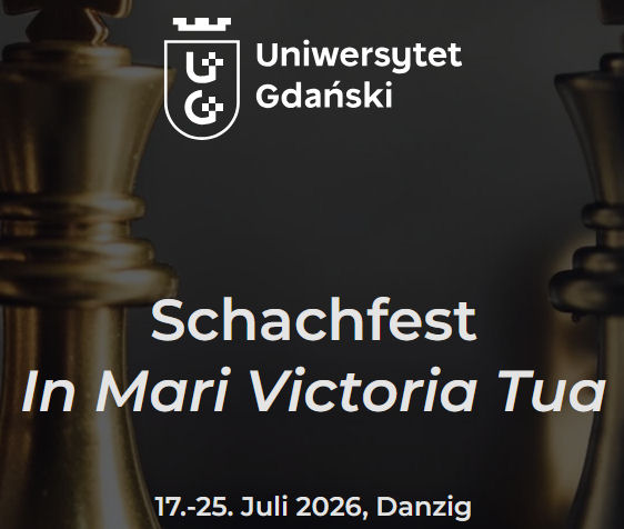 Schachfest »In Mari Victoria Tua« – Danzig; Grafik: Ausrichter