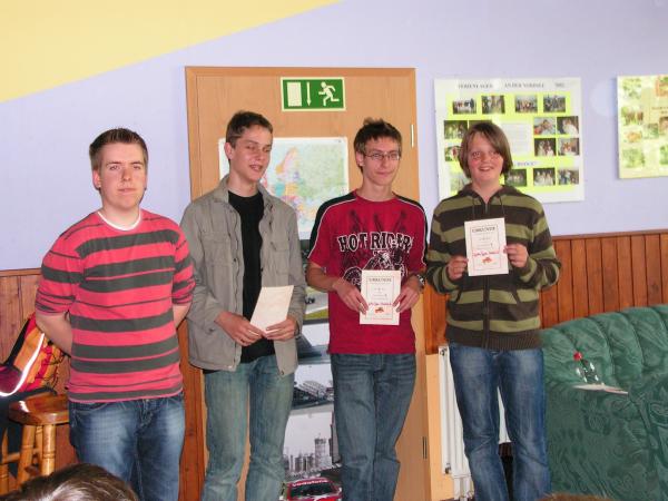 3. Platz WK II: Goethe Gymnasium Schwerin II