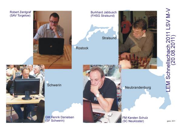 Die Finalisten der LEM Schnellschach 2011 (Grafik: Gerd Zentgraf)