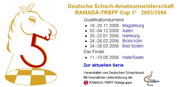Deutsche Schach-Amateurmeisterschaft RAMADA Cup 5³ 2005/2006