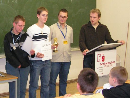 WK II (v.l.n.r.:) 2. Platz: Danilo Hirsch (EMA Bergen), 1. Platz: Tom He�ler (EMA Bergen)